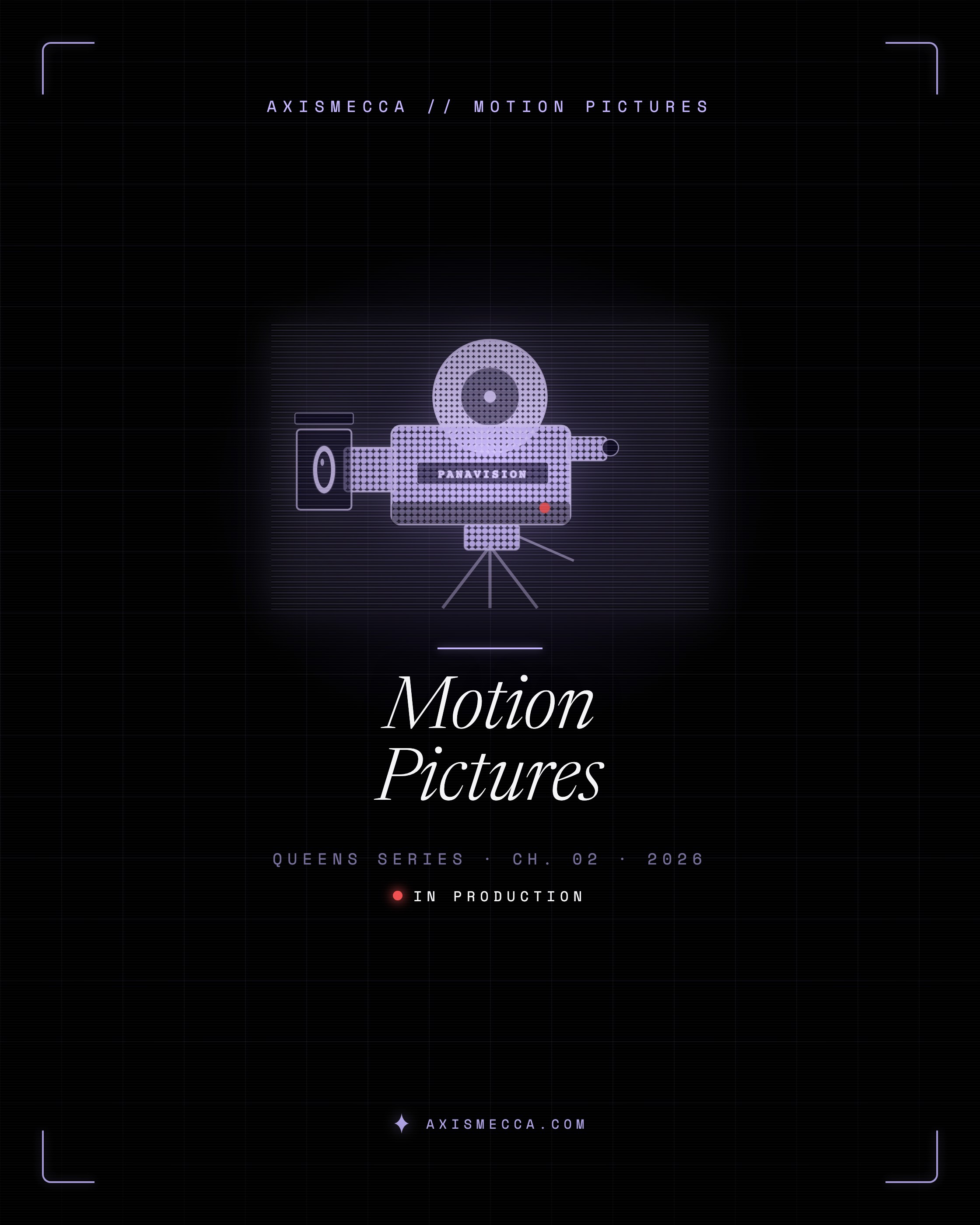 Motion Pictures, Chapter 02, in production. Axismecca dossier placeholder cover.